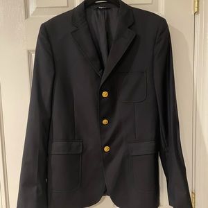 Brooks Brothers navy blue wool blazer, size 18